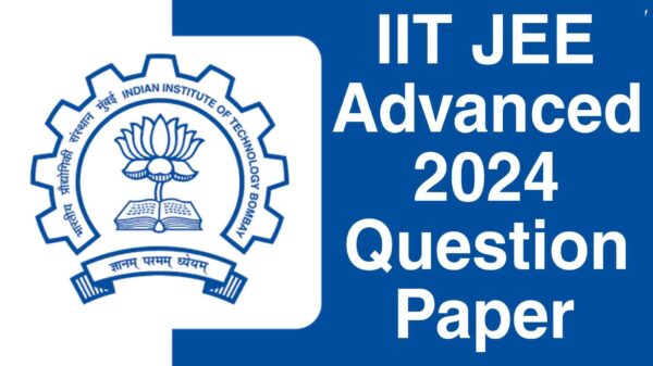 IIT JEE Advanced 2024 Question Paper