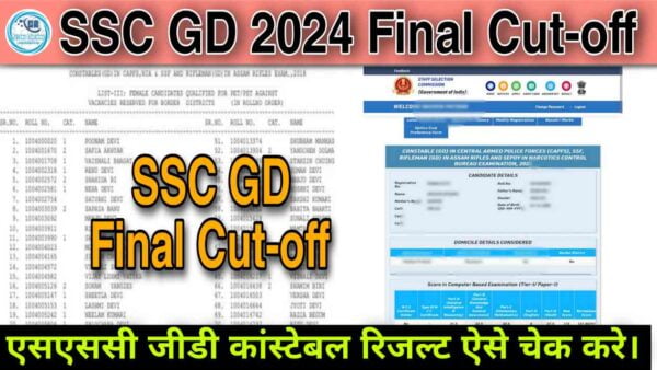 SSC GD 2024 Final Cut-off